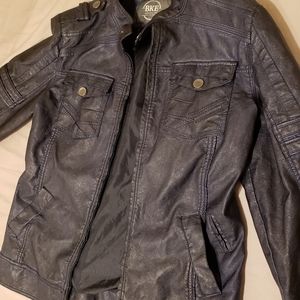 Mens Bke Leather Jacket